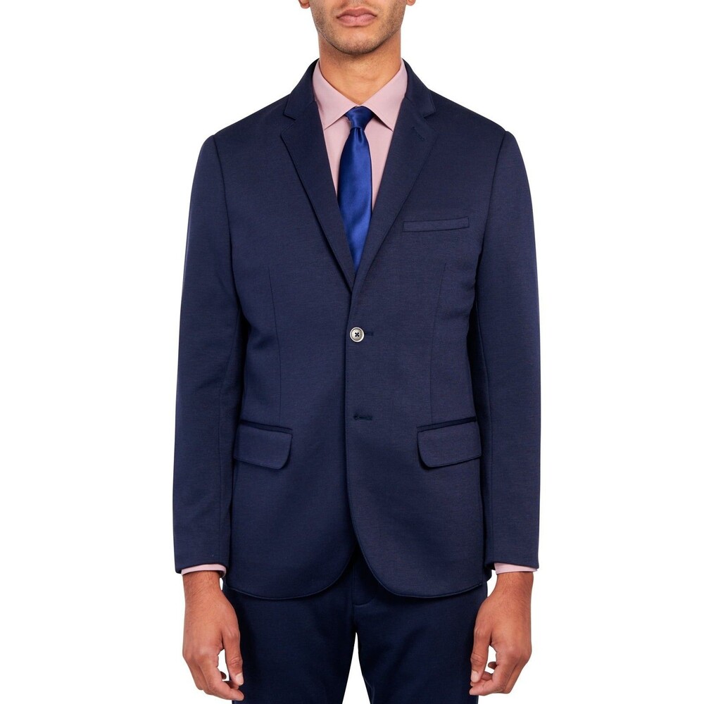 Con.Struct Comfort Stretch Blazer 44 XL Navy Blue Regular Fit NEW Ink Business